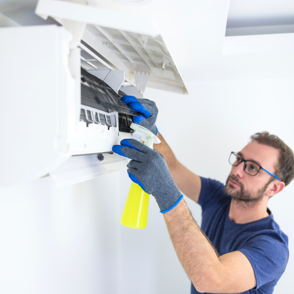 Regular AC cleaning service