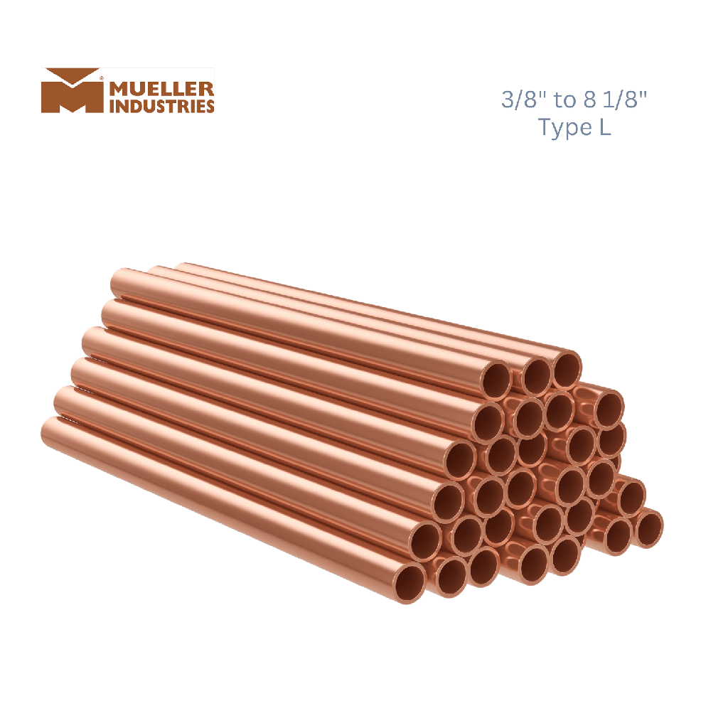 Mueller Hard Copper Pipe (L) 6 meter