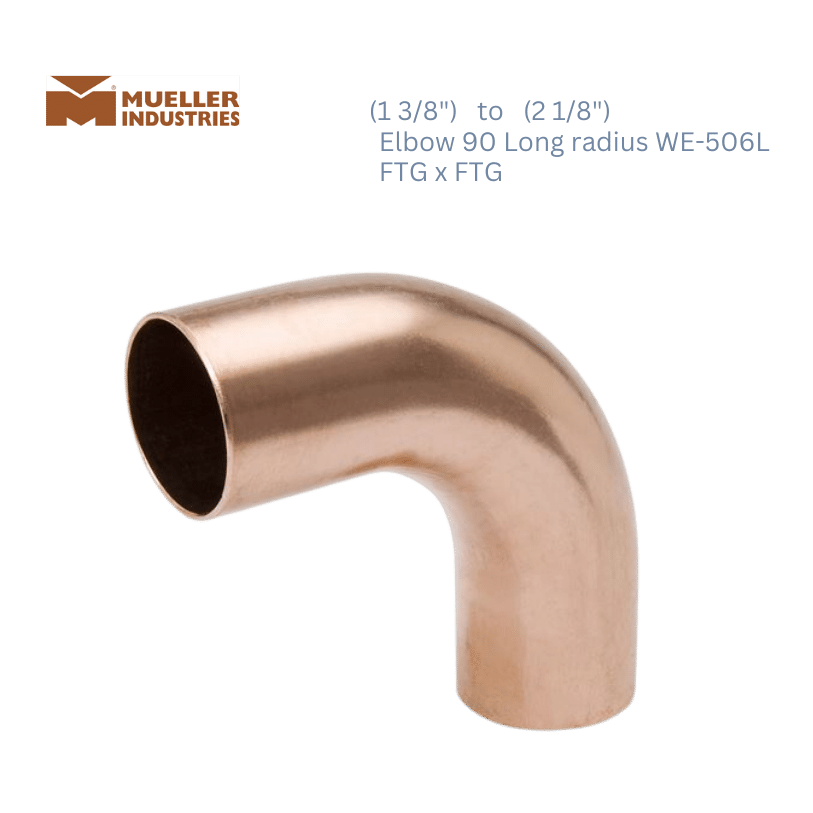 Mueller Elbow 90  Long radius FTG x FTG WE-506L