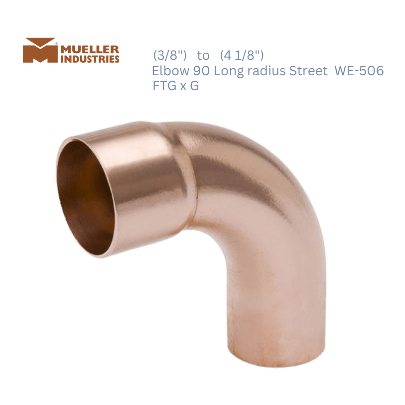 Mueller Elbow 90 Long radius Street FTG x C WE-503L
