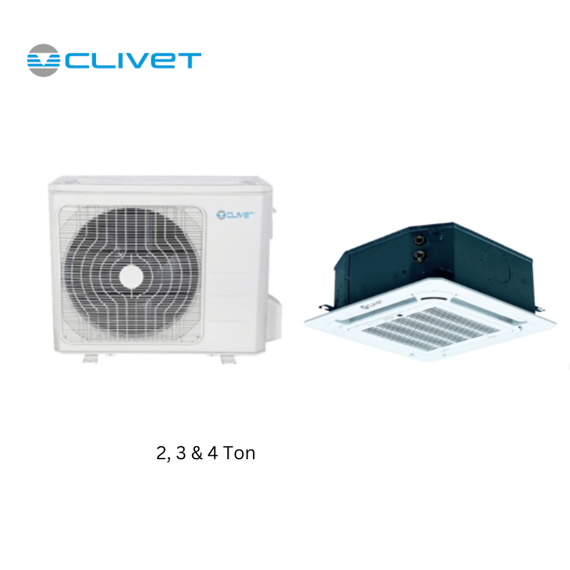 Clivet 4-Way Cassette Inverter type R-410A